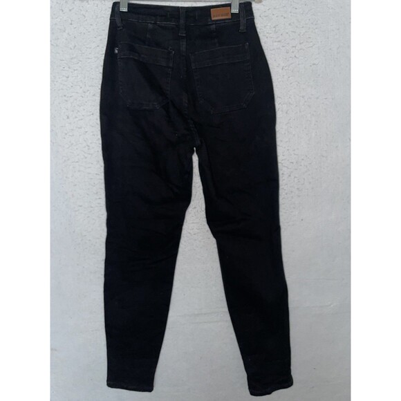 Judy Blue Denim - Judy Blue Jeans Women’s Everyday Jogger High Rise Straight Fit Black Denim 1/25